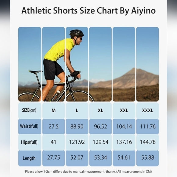 AIYINO Athletic Shorts for Men with Pockets and Elastic Waist - Picture 3 of 4